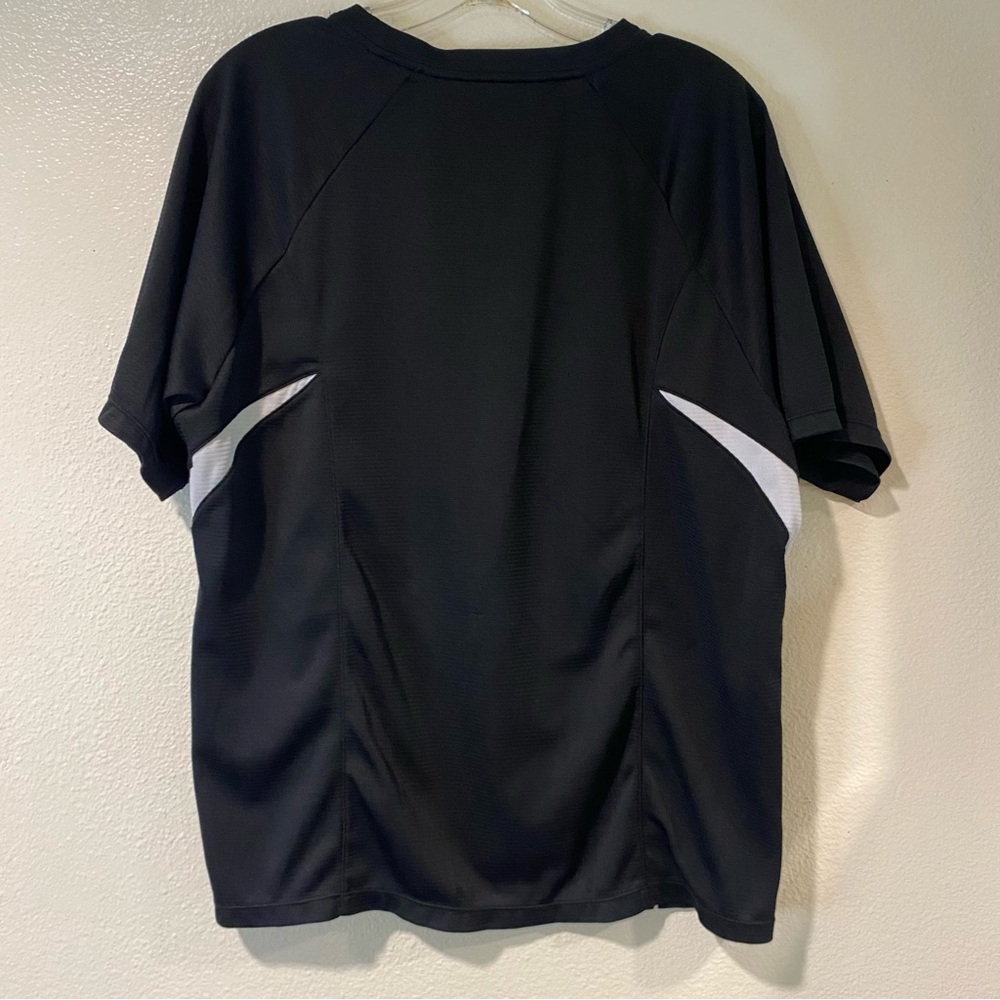 RL. TYR Black Performance Shirt with White Trim M-L